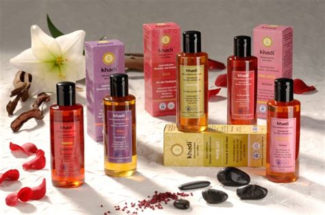 Natural Indian cosmetic products Khadi