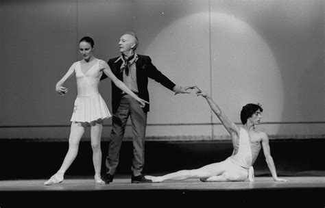 Digital Collections - New York City Ballet production of "Apollo"; George Balanchine rehearses ...