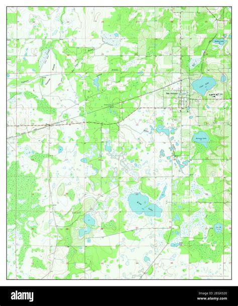 San Antonio, Florida, map 1954, 1:24000, United States of America by ...