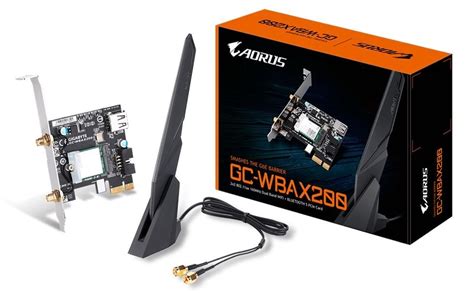 Buy Gigabyte Gc-Wbax200 WiFi 6 PCIe Adapter 2400Mbps 160MHz Dual Band Wireless + Bluetooth 5 Mu ...