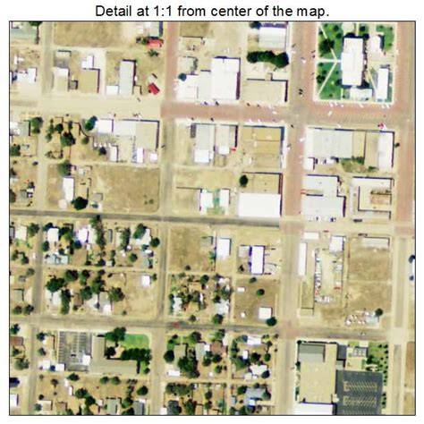 Aerial Photography Map of Floydada, TX Texas