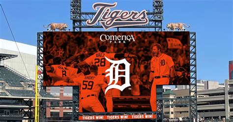 Detroit Tigers’ new scoreboard is MLB's second-largest | Crain's Detroit Business