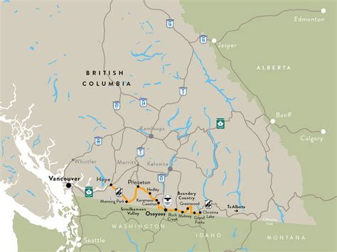 Maps and Directions - Crowsnest Highway 3