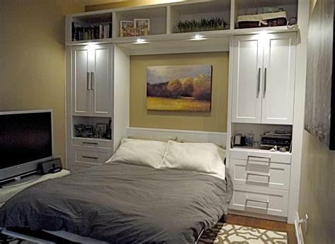 compact murphy bed design ideas with hidden placement built in armoire: classy murphy bed design ...