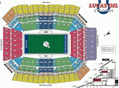 lucas oil stadium virtual seating chart | Lucas oil stadium, Stadium ...