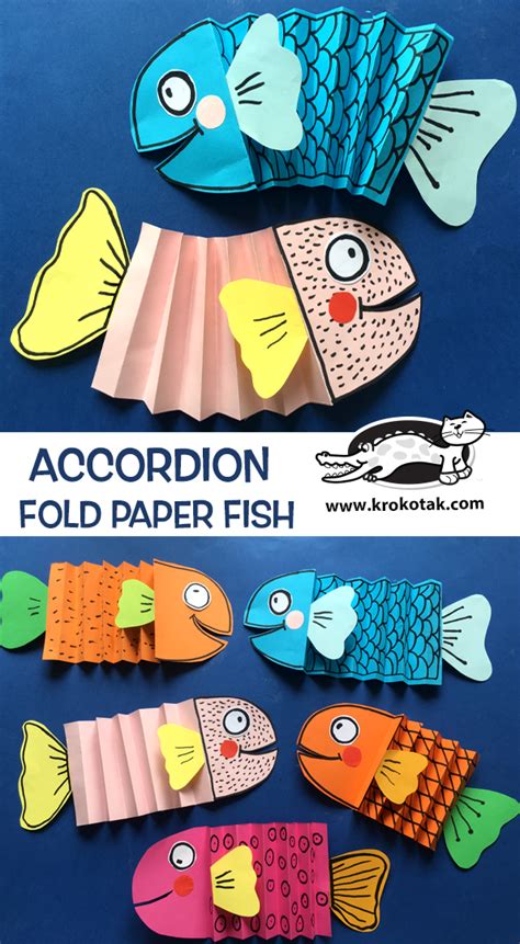 krokotak | ACCORDION FOLD PAPER FISH