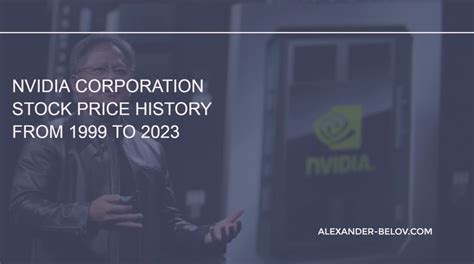 NVIDIA Corporation stock price history from 1999 to 2023