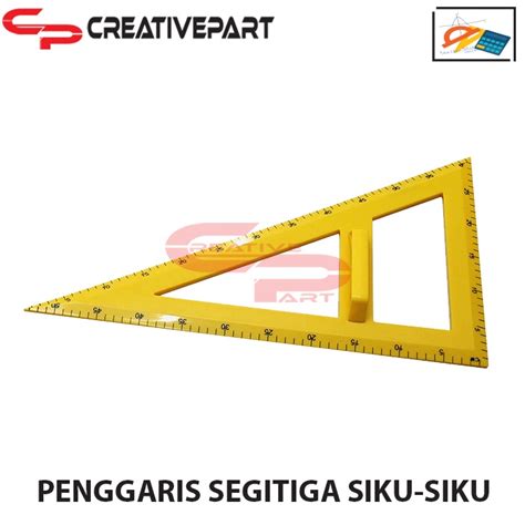 Jual Penggaris Segitiga Siku Siku / Alat Peraga Matematika | Shopee ...