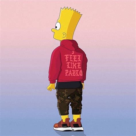 Free download | Bart Simpson Supreme Hoodie, dope anime hood HD phone ...