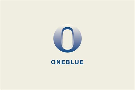 One Blue Logo Template #Logo#Blue#Templates#Template | Logo templates, Blue logo, Business logo ...