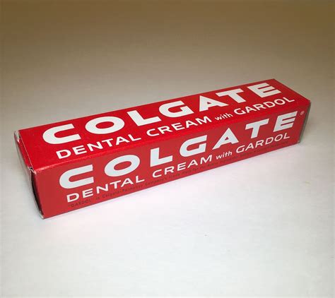 Colgate Dental Cream ca 1950s - Toothpaste - Wikipedia | Colgate toothpaste, Toothpaste, Colgate