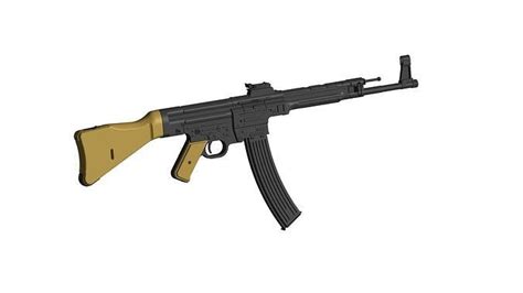 Sturmgewehr 44 rifle 3D model | CGTrader