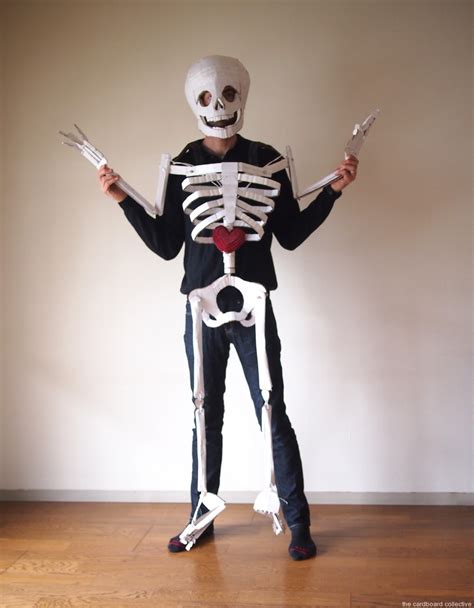 Dancing Cardboard Skeleton Costume — Amber Dohrenwend