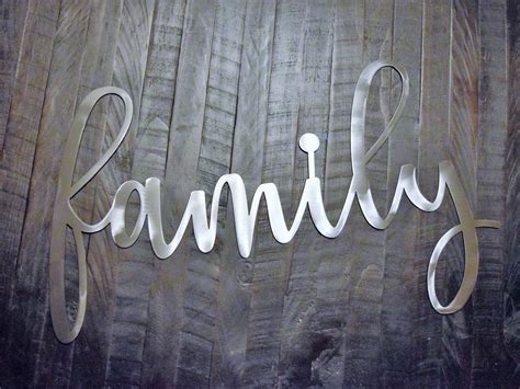 Metal Family Sign Custom Metal Sign Farmhouse Sign Metal - Etsy