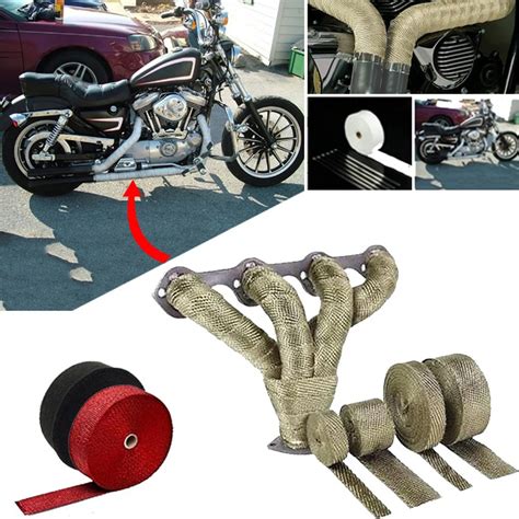 10m Fiberglass Wrap Exhaust Heat Wrap Roll Insulating Pipe Durable High ...