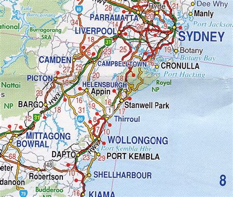 Wollongong Map - Australia