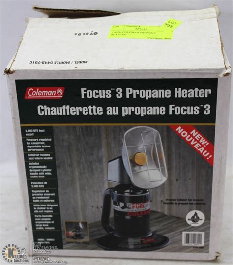 2 NEW COLEMAN PROPANE HEATERS