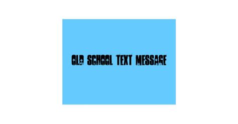 Old school text message postcard | Zazzle.com