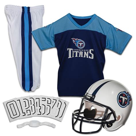 Franklin Sports NFL Tennessee Titans Youth Licensed Deluxe Uniform Set, Medium - Walmart.com ...