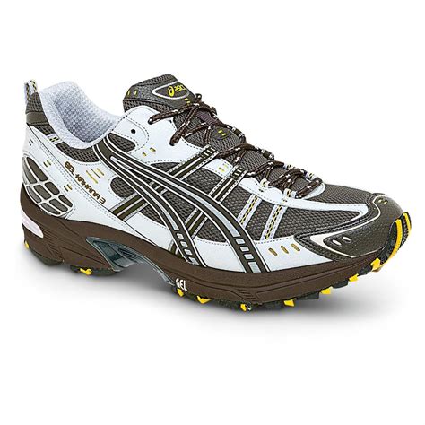 Men's ASICS® GEL - Kahana® 3 Running Shoes, Black / Onyx / Mustard - 232588, Running Shoes ...