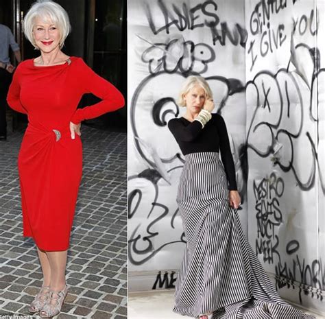 Style icon Helen Mirren - Possibly the best dresses women over 40!