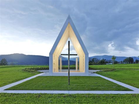 Modern chapel makes a powerful but minimalist statement in the Austrian countryside | Inhabitat ...