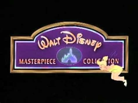 Walt Disney Masterpiece Collection logo (DVD version!) - YouTube