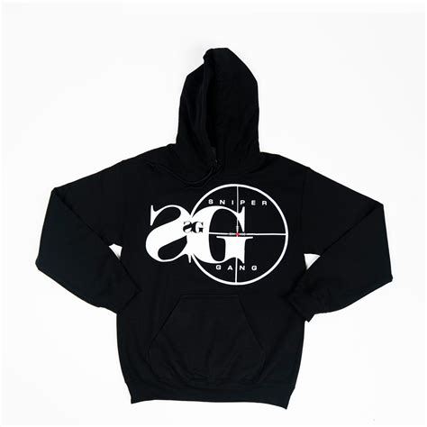 Sniper Gang – HOODIE: SNIPER GANG LOGO ( BLACK ) – Shirtsy – On Demand Tee Printing