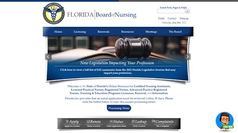 Florida Board of Nursing: Licensing Process - Heartbeat.ai