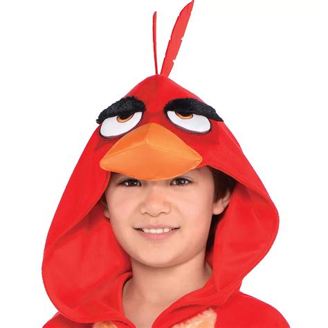 Boys Zipster Red Angry Bird One Piece Costume - The Angry Birds Movie | Party City