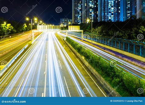 Busy traffic on highway stock image. Image of motion - 33293315