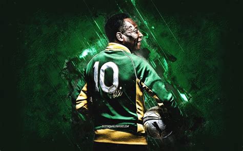 Download wallpapers Pele, Brazilian footballer, portrait, world football star, Edson Arantes do ...