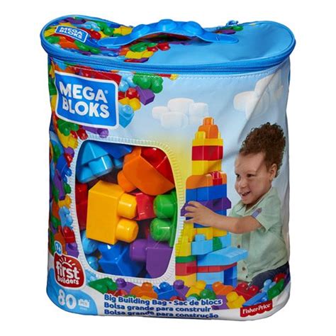 Mega Bloks Big Building Classic 80 Piece Bag