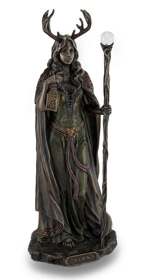 Elen of the Ways - Celtic Goddess of the Forest Statue | Pagan goddess, Celtic goddess, Celtic gods