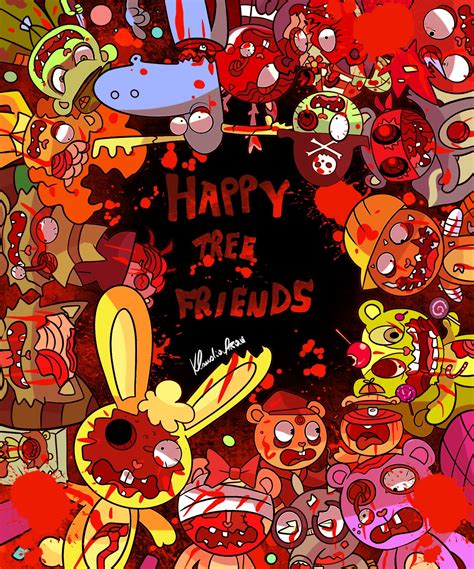 Happy tree friends death by klaudiapasqui on DeviantArt