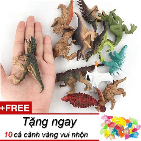 Mô hình đồ chơi khủng long kỉ Jurassic World Dinosaurs cho bé (Bộ 12 ...