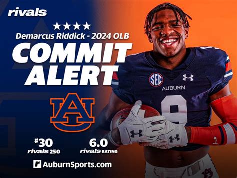 Riddick flips to Auburn - AuburnSports: Auburn Tigers Football & Basketball Recruiting