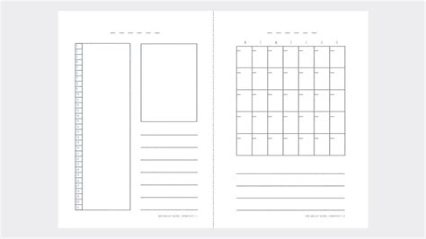 Print these bullet journal diary templates for 2019 from The 365 Bullet Guide - Pan Macmillan