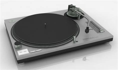 technics turntable 3d model