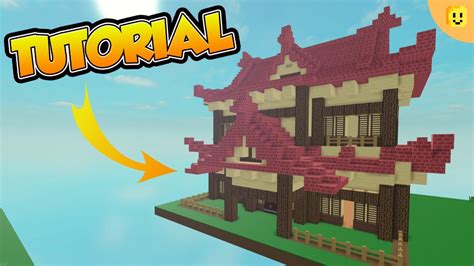 Japanese Styled 2 Story House (Tutorial) I Roblox Islands - YouTube