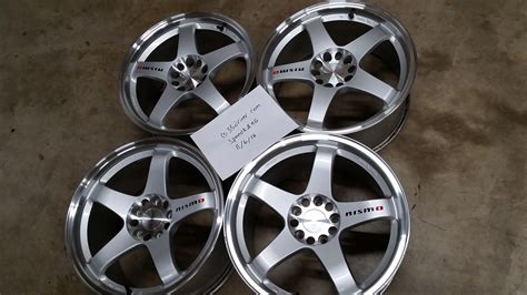 FS: 18" Forged Rays Engineering Nismo LMGT4 5x114.3 staggered wheels ...