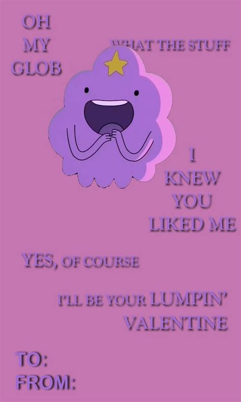 OH MY GLOB, a lumpy space princess v-day card?! | Adventure time art ...