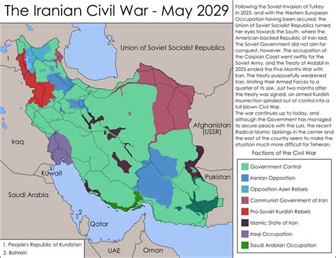 The Iranian Civil War - Telephone Map Game 5th Edition : r/imaginarymaps