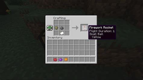 How to make and use firework rockets in Minecraft