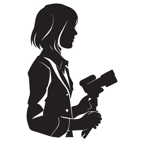 Reporter Silhouette Vector Art, Icons, and Graphics for Free Download