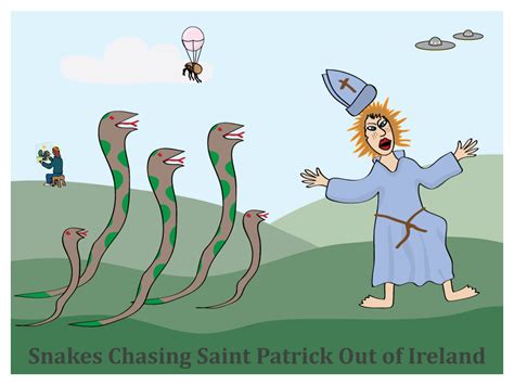 Snakes Chasing Saint Patrick Out of Ireland by vanilla-vanilla on ...