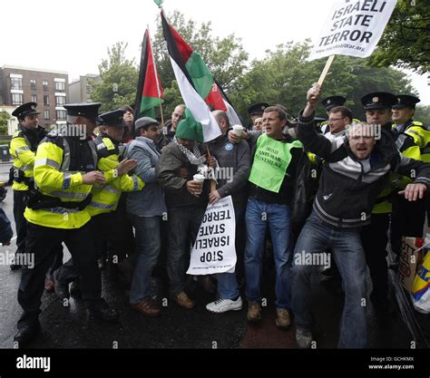 Raid on Gaza aid flotilla aftermath Stock Photo - Alamy