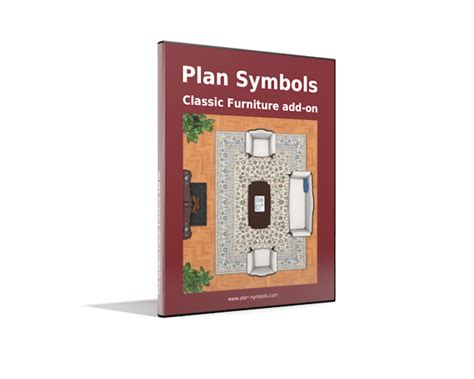 Plan Symbols | Classic Furniture add-on by Plan Symbols at Coroflot.com