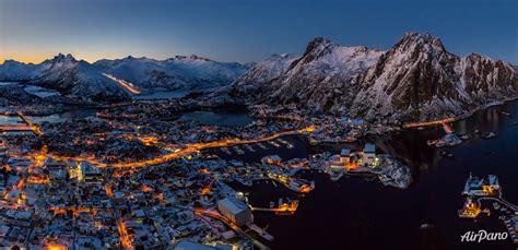 Svolvær at sunset