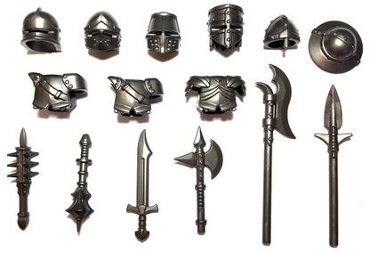 BrickWarriors 2.5" Scale Medieval Crusader Army Builder Pack ...